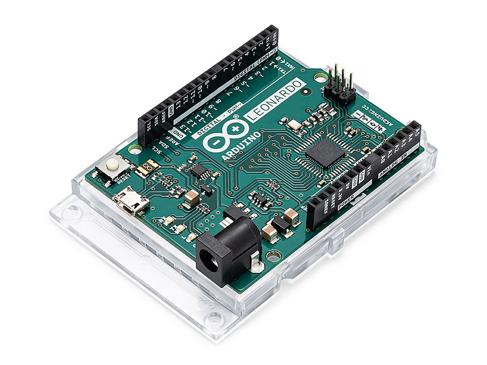 Arduino Leonardo with pre-soldered headers and native USB support for USB HID projects in India