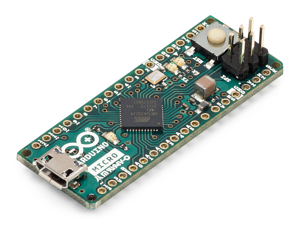 Arduino Micro without headers compact USB development board with ATmega32U4 for embedded USB and HID projects in India