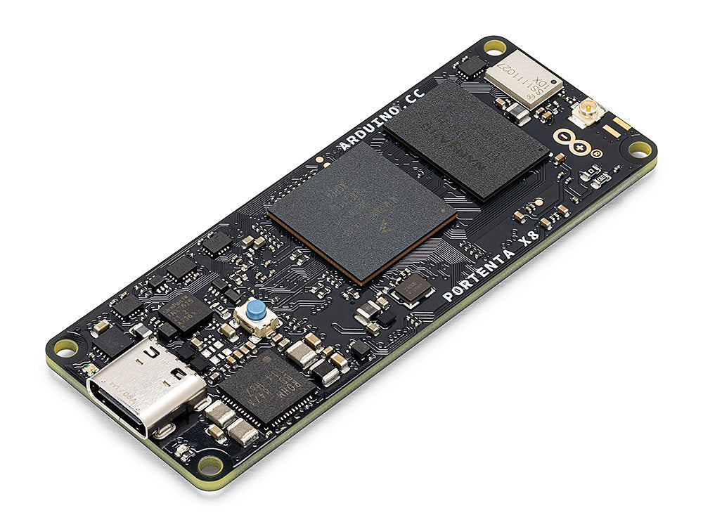 Arduino Portenta X8 industrial Linux and microcontroller hybrid board for AI and edge computing