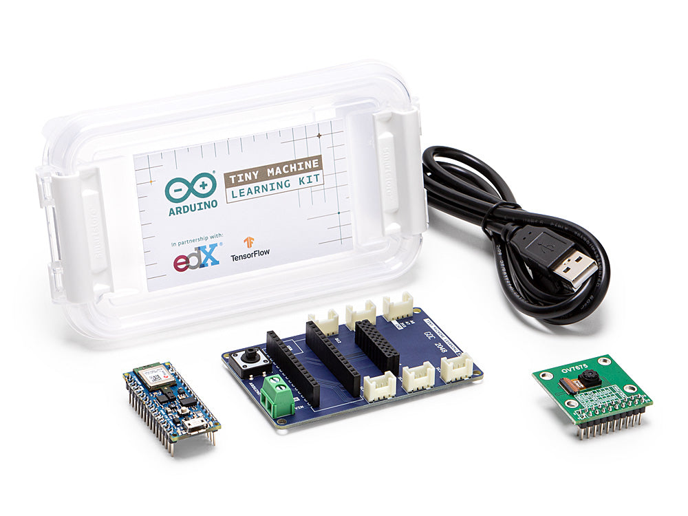 Arduino Tiny Machine Learning Kit with Nano 33 BLE Sense and sensors for on-device AI projects in India