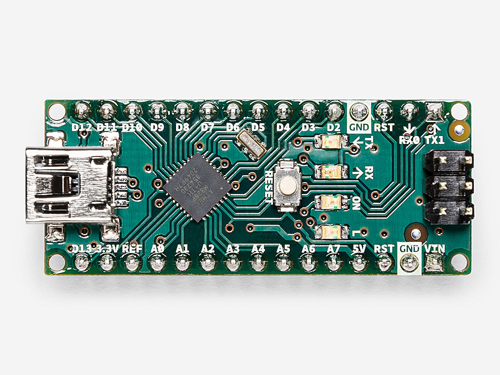 Original Arduino Nano compact microcontroller board ideal for breadboard prototyping and projects in India