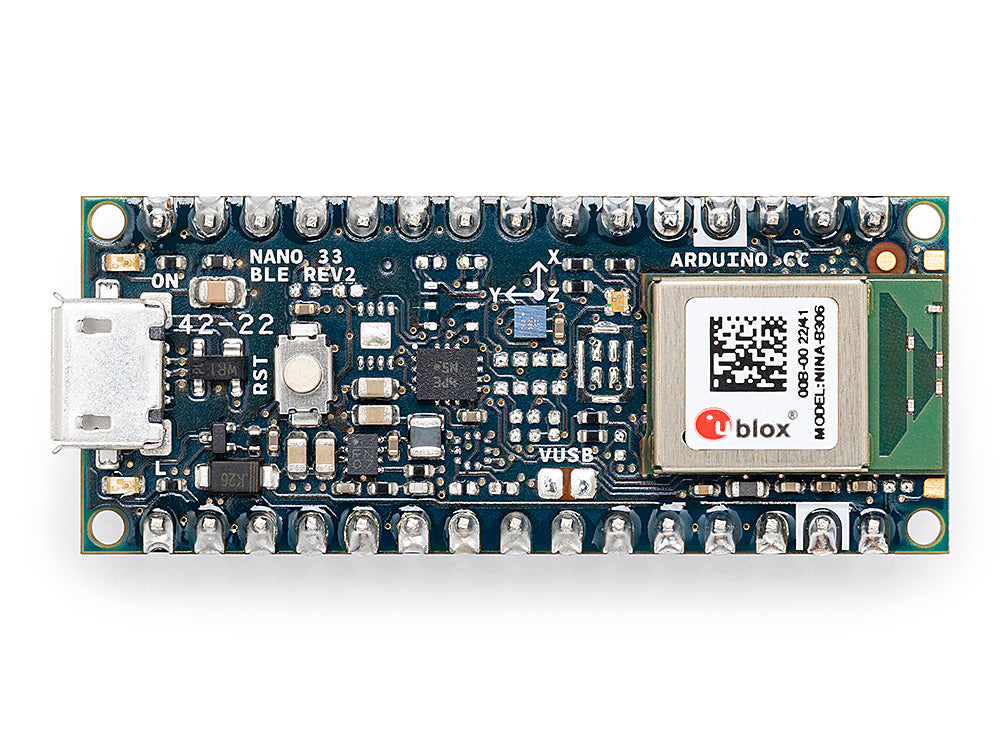 NANO 33 BLE with headers rev2