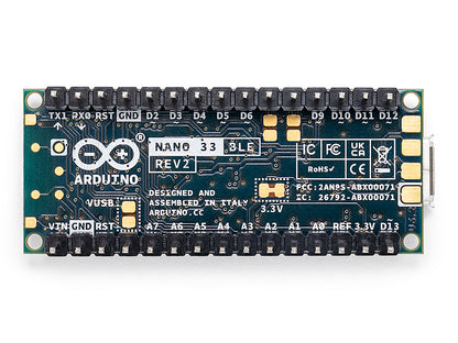 NANO 33 BLE with headers rev2