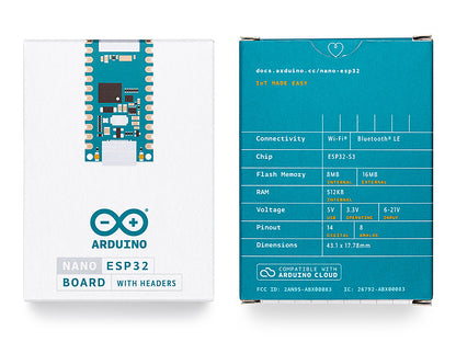 Nano ESP32 with headers
