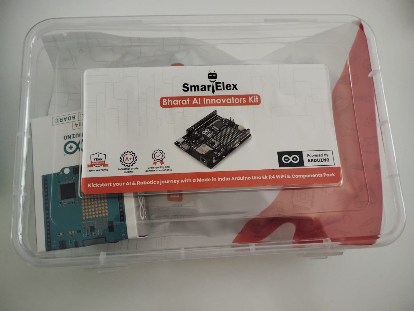 SmartElex Bharat AI Innovators Kit – Powered by Arduino Uno EK WiFi (Made in India)